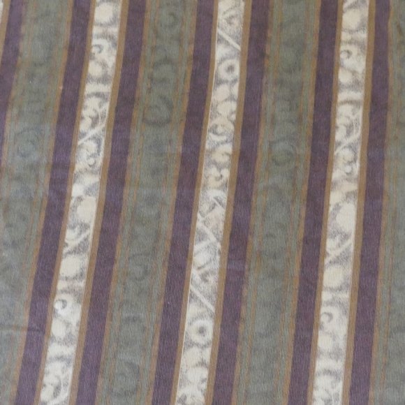 Modango Vintage Vertical Striped Green/Purple/Brown XLarge Button Down Shirt - Picture 8 of 8
